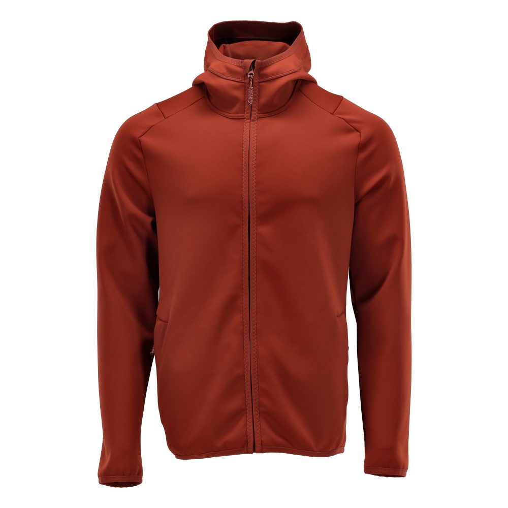 22586-608 - Pull polaire avec capuche et zippé [Veste micropolaire] MASCOT® Customized (XS, 24 - Rouge automne)