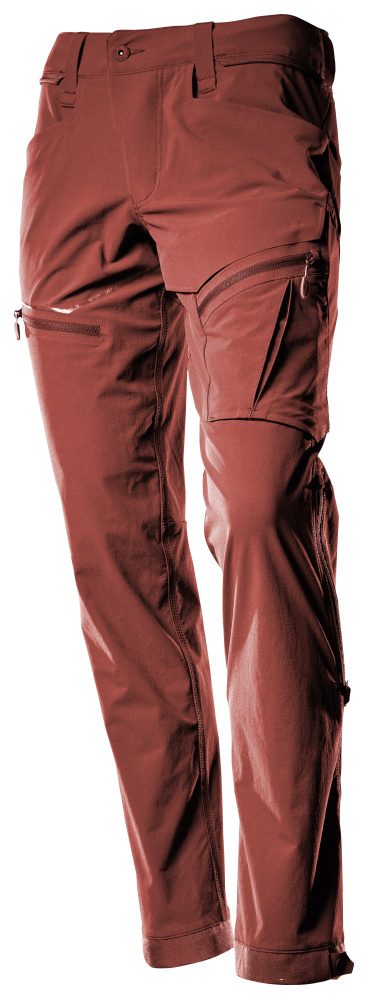 22059-605 - Pantalon fonctionnel, ULTIMATE STRETCH [Pantalon] MASCOT® Customized (76C44, 24 - Rouge automne)