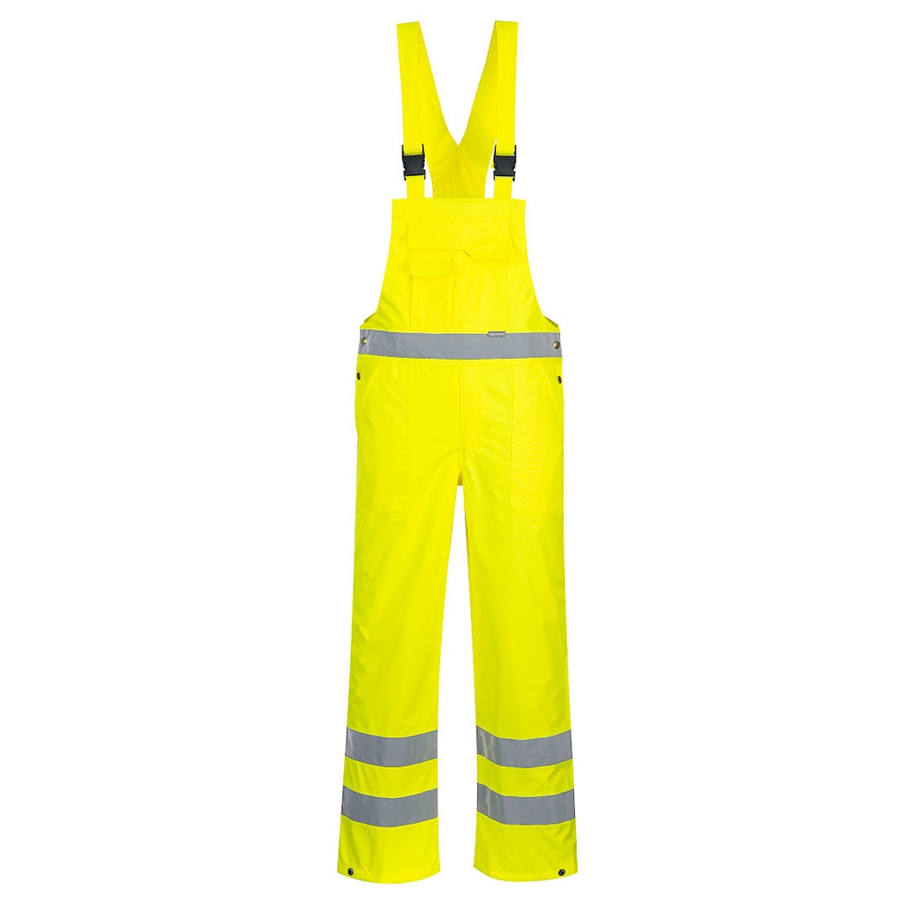 S388 - Cotte à bretelles [Haute-Visibilité] Portwest (S, gris/hi-vis jaune)