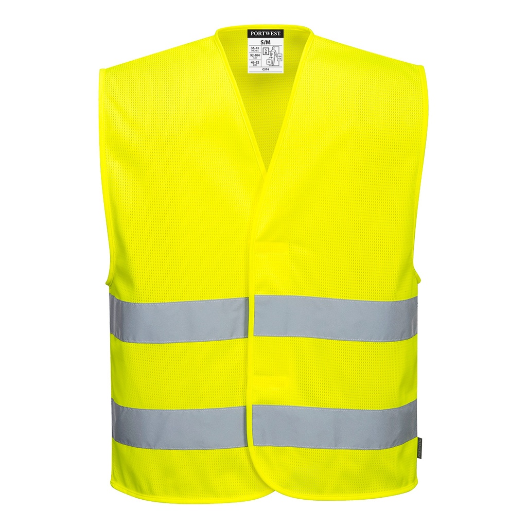 C374 - Gilets [Haute-Visibilité] Portwest (S, hi-vis jaune)