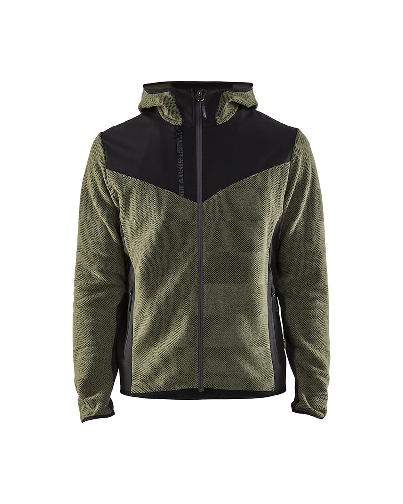 59402536 - Veste tricotée avec softshell [Blaklader]