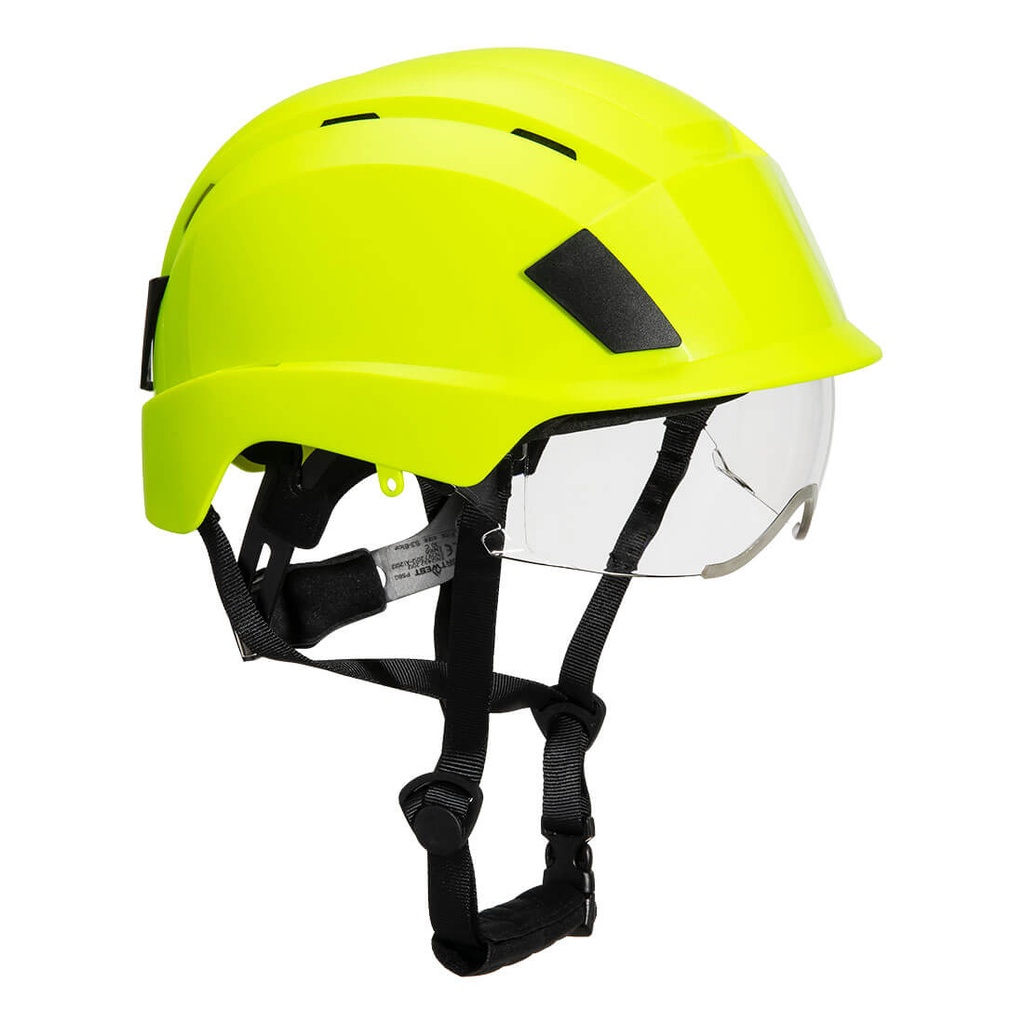 PS80 - Casque à lunette intégrée Portwest (hi-vis jaune)