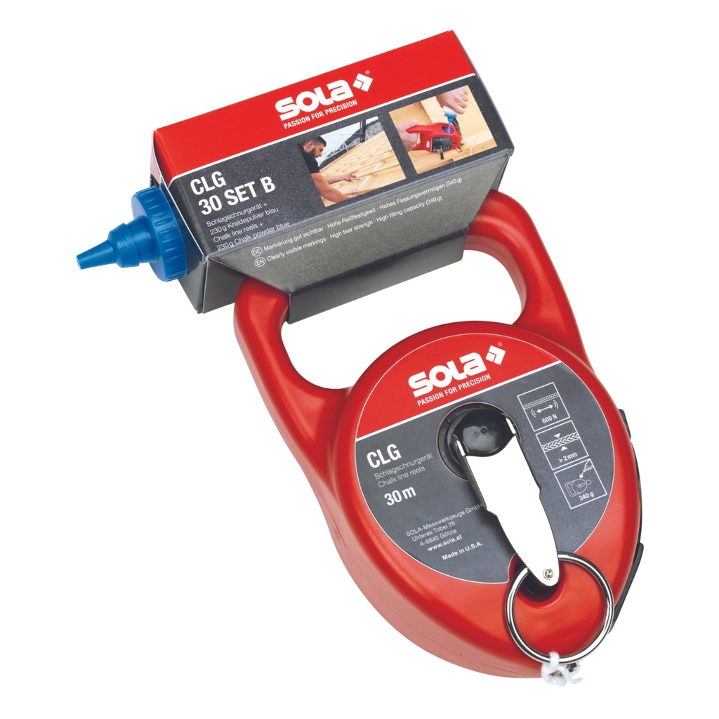 sola cordeau traceur set CLG30 + poudre bleue