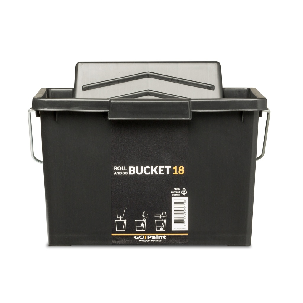 go paint BUCKET18 seau à peinture roll and go