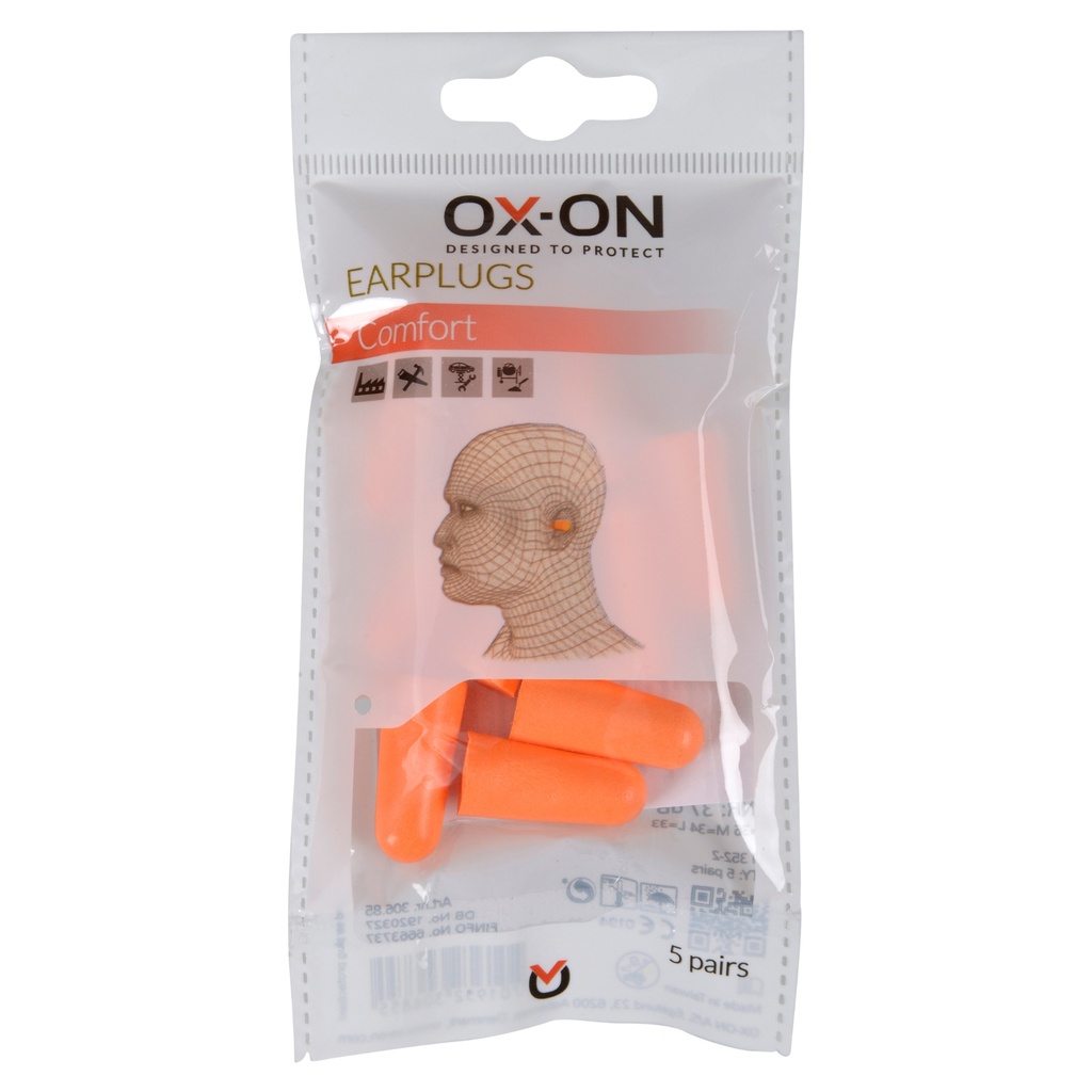 ox-on 306.85 bouchons comfort snr 39db (5)