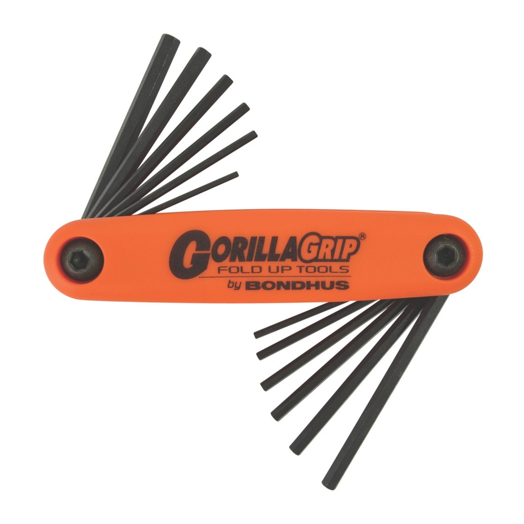 Bondhus Set Gorilla grip 5/64-5/32 & 1.5-5mm (BO 12550)