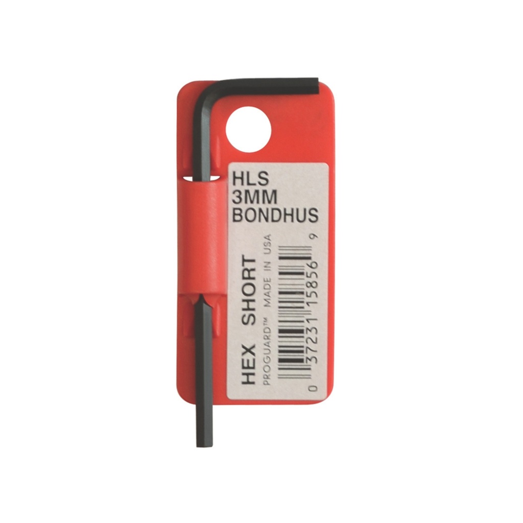 Bondhus Clé Hex Droite Courte 2.5mm (BO 15854)