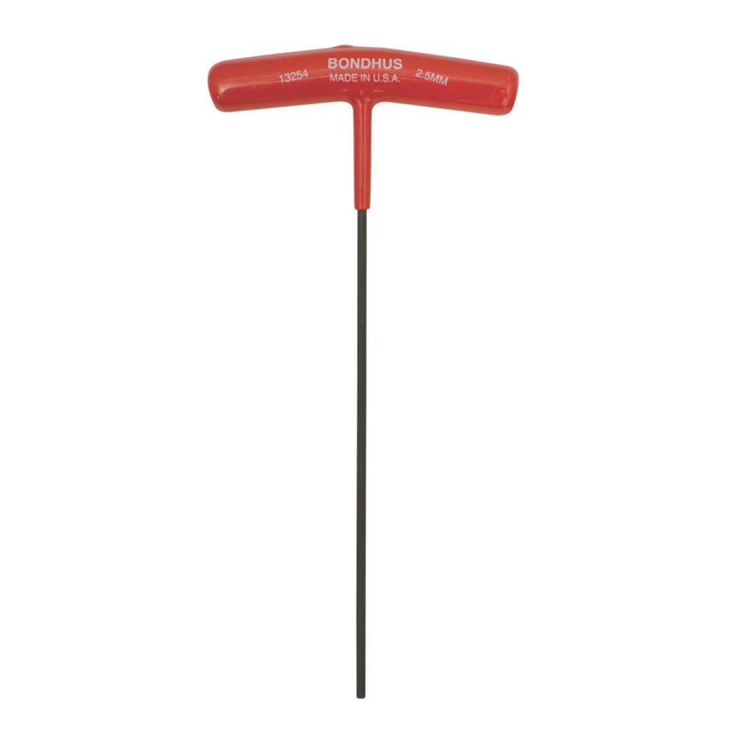 Bondhus Clé en T hex. 2.5mm (BO 13254)