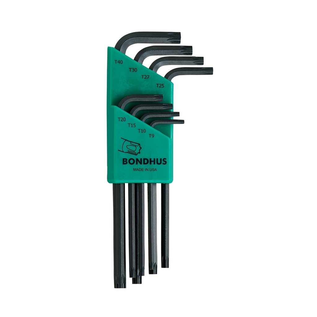 Bondhus Set 8 Torx clé hexes - Long Arm Style - T9-T40 (BO 31834)