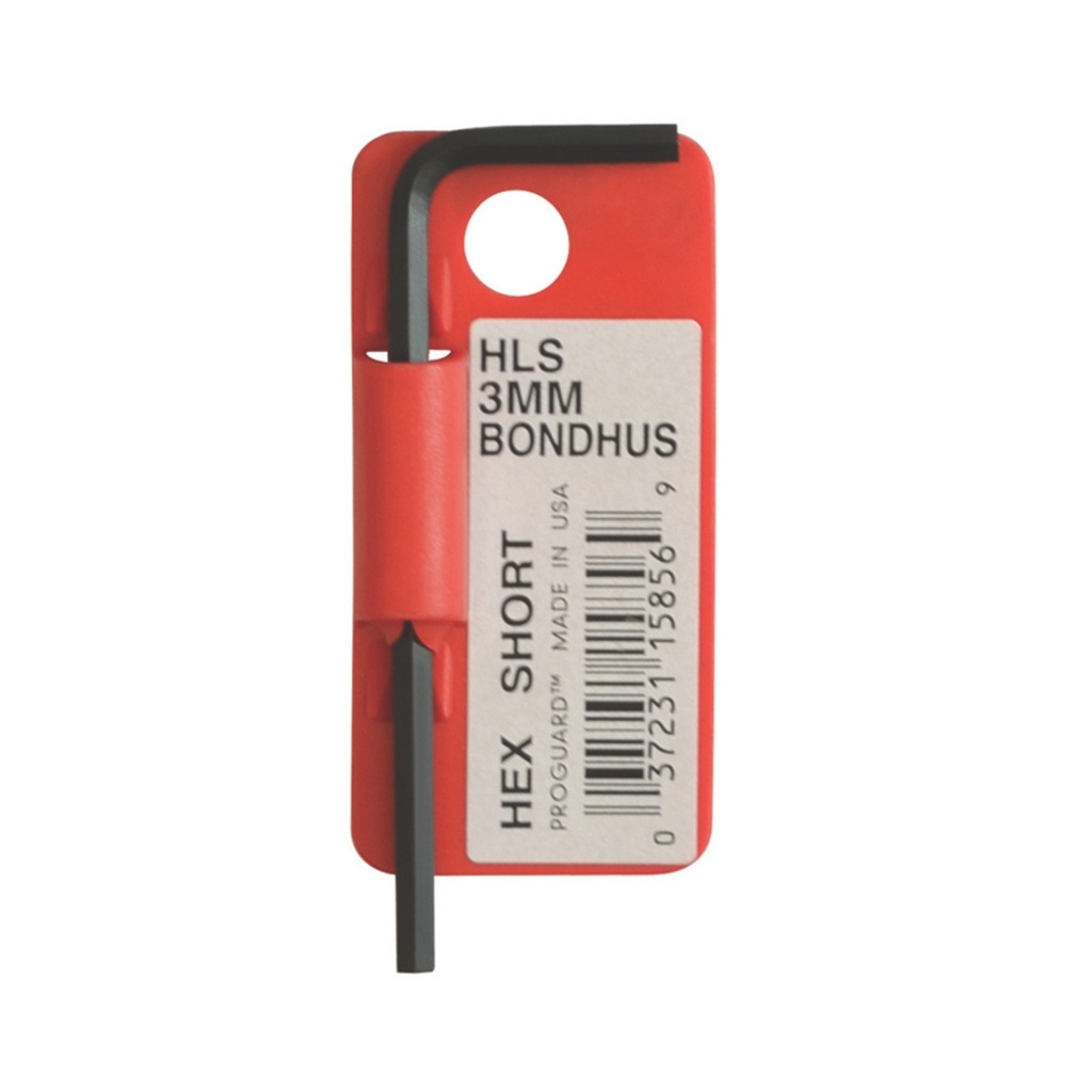 Bondhus Clé Hex Droite Courte 3mm (BO 15856)