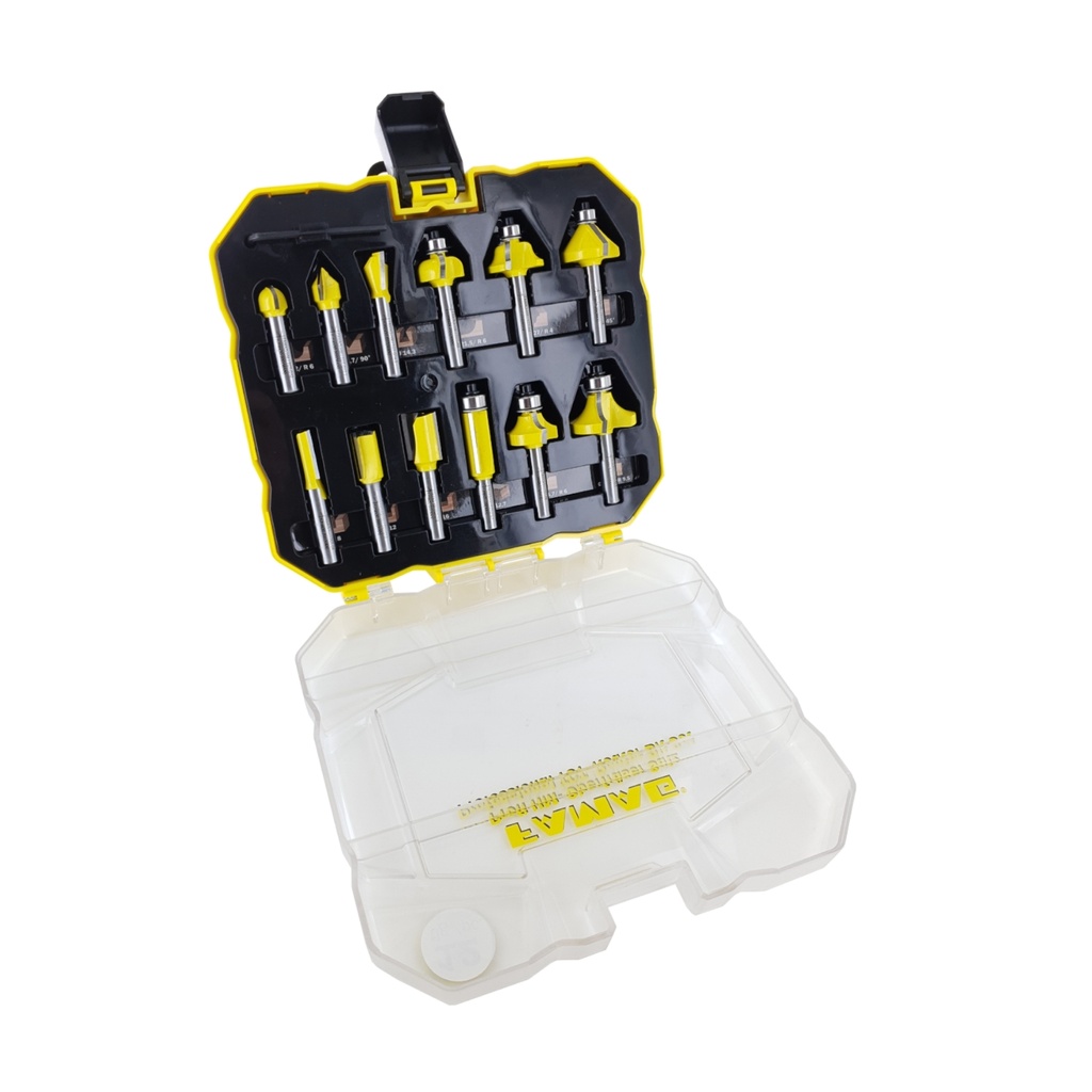 Famag Jeu de Fraises à bois au carb. de tungst 'Profi' 12-pièces (FA 3382812)