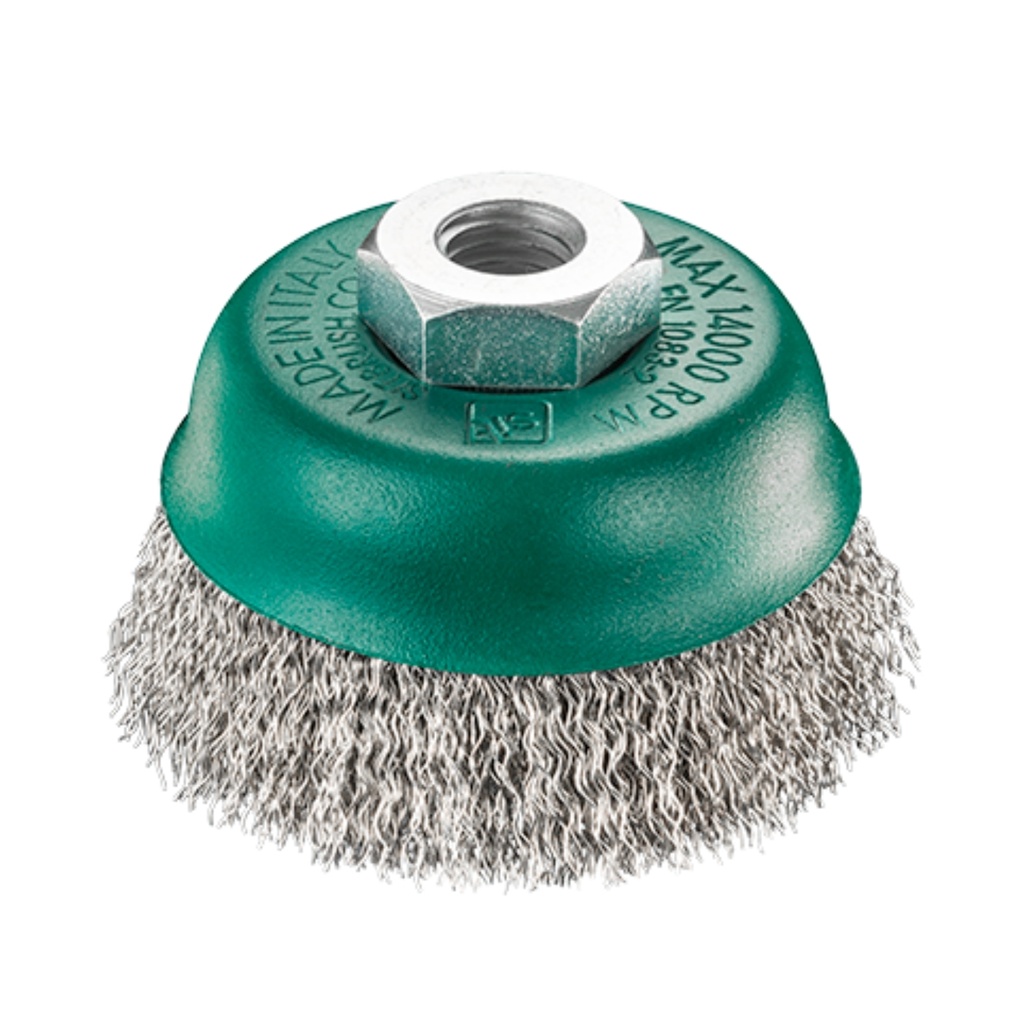 SIT Brosse Coupelle M14 - 80mm - 0,3mm - INOX (SI 926)