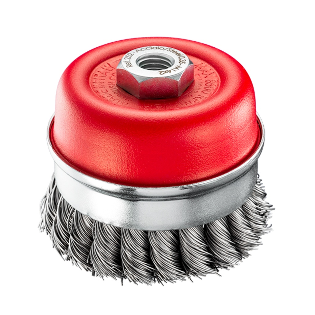 SIT Brosse coupelle torsadé 85mm - 0,5 - M14 (SI 253)