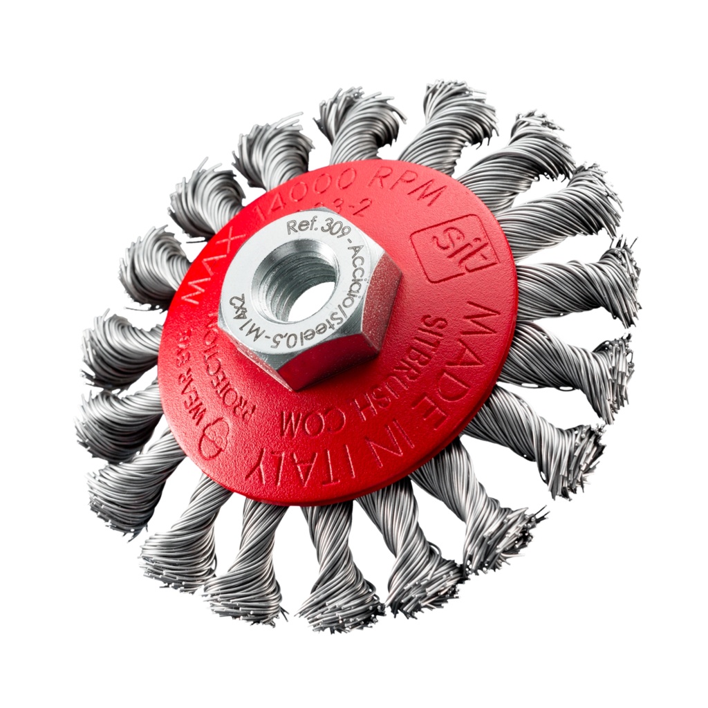 SIT Brosse Conique torsadé M14 - 95mm - 0,5 (SI 308)