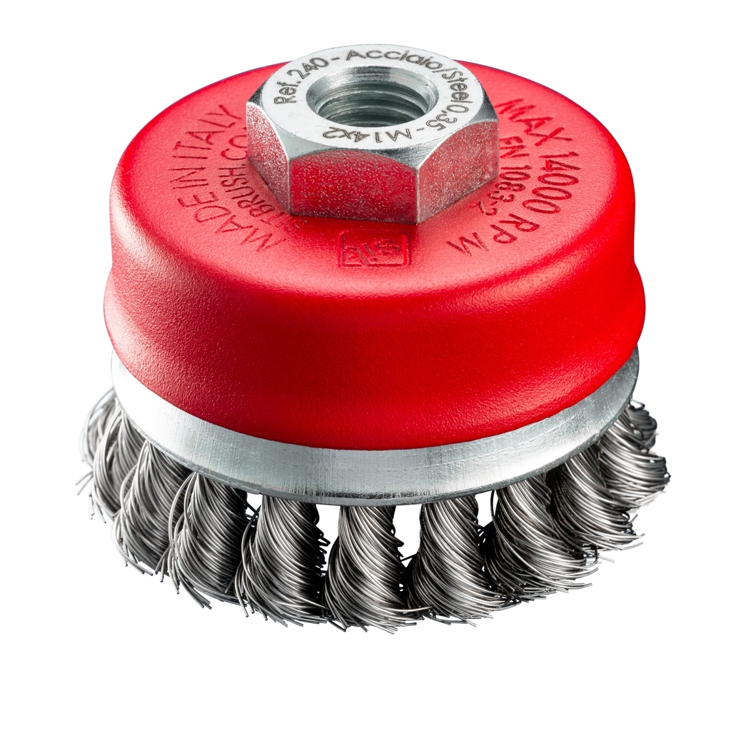 SIT Brosse coupelle torsadé M14 - 70mm (SI 241)