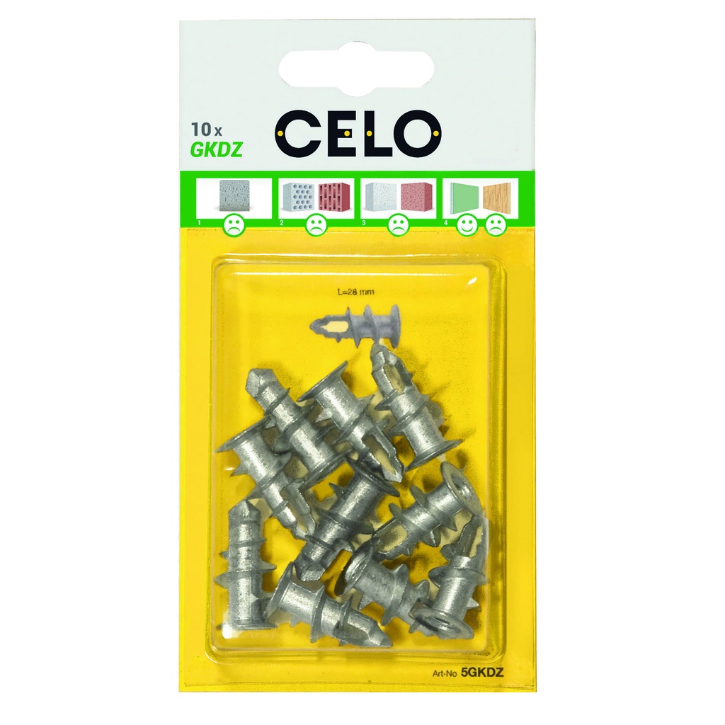 celo cheville pour plaque de plâtre Zn GKDZ 37 (10)