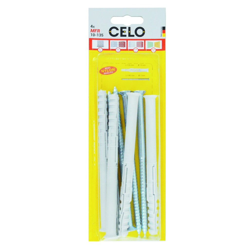 celo cheville de fenêtre vis à tête conique MFR 10-135 SB TX (4)