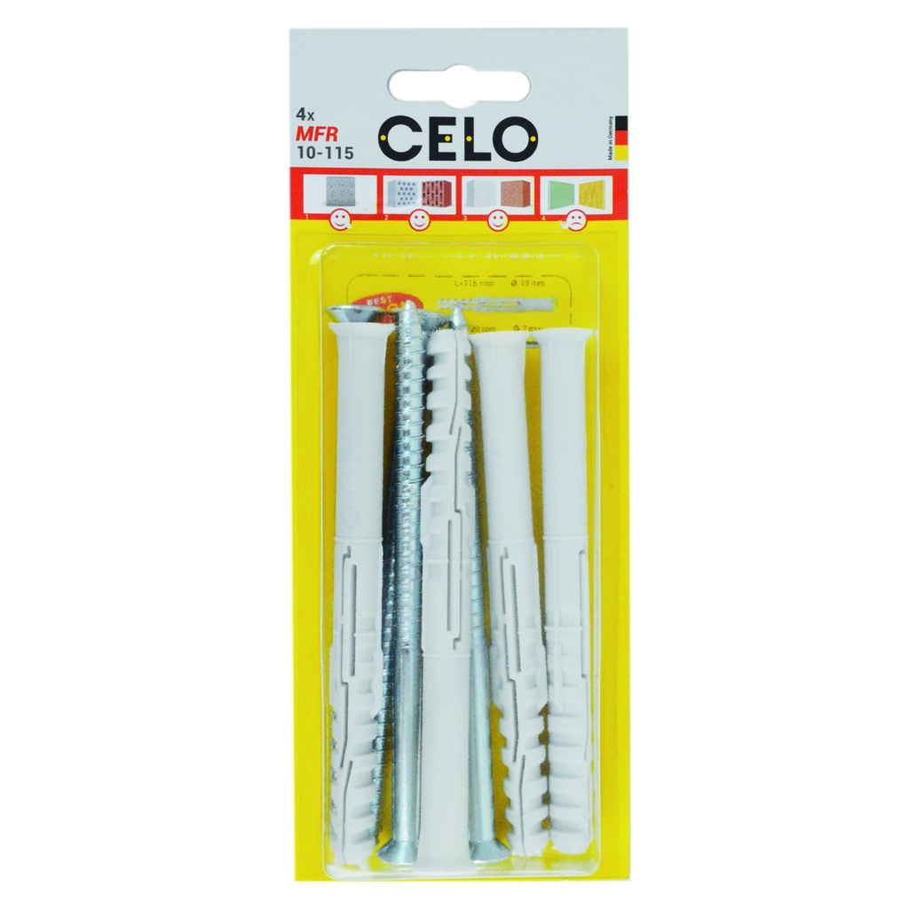 celo cheville de fenêtre vis à tête conique MFR 10-115 SB TX (4)