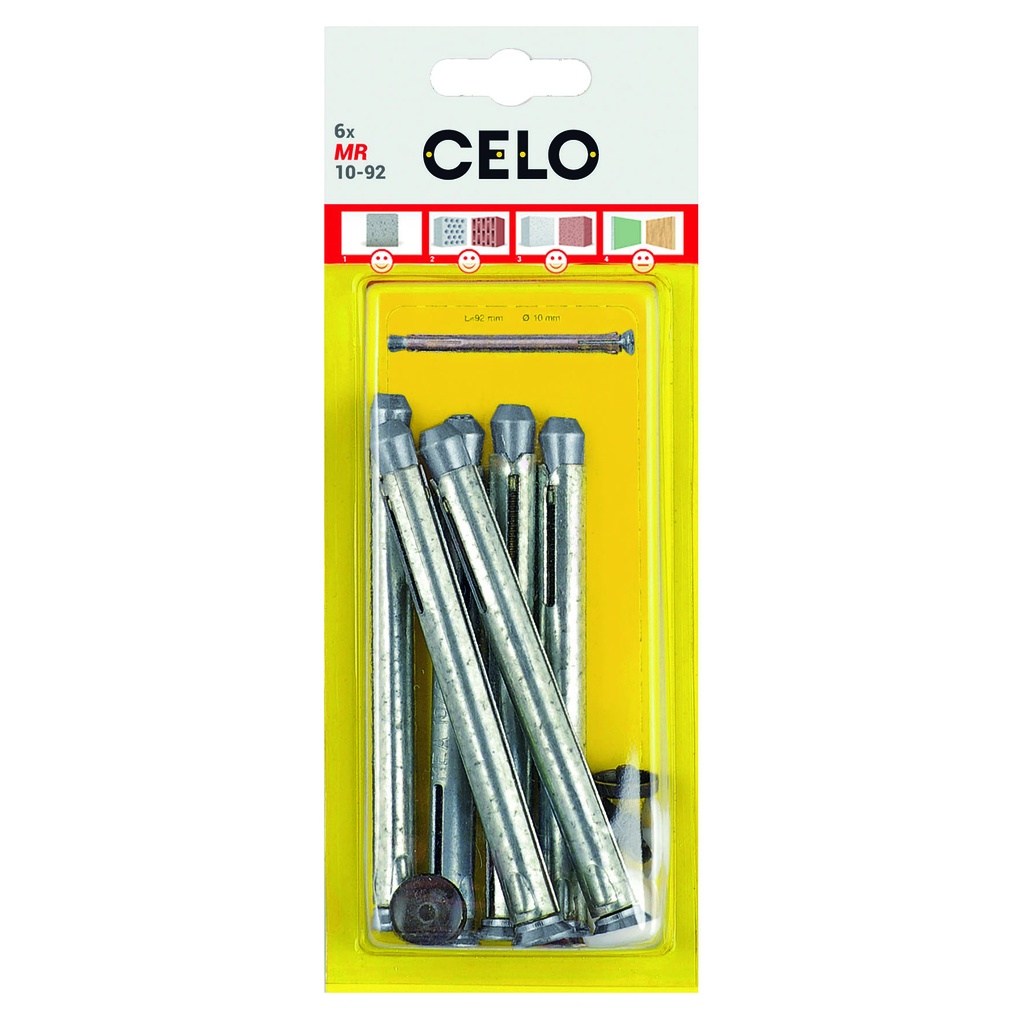 celo cheville de fenêtre+vis à tête conique MR 10-92 (6)