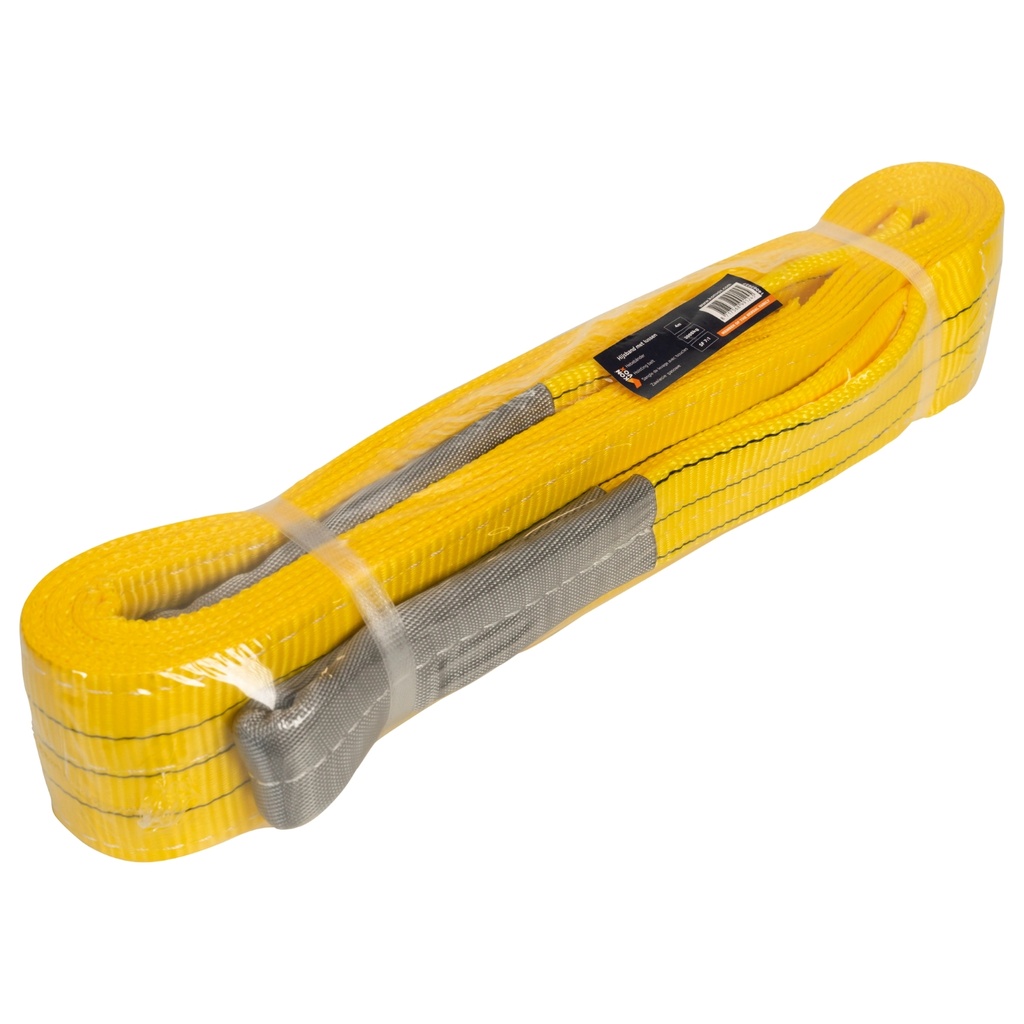 konvox sangle de levage à boucles jaune 3 tonne 4m
