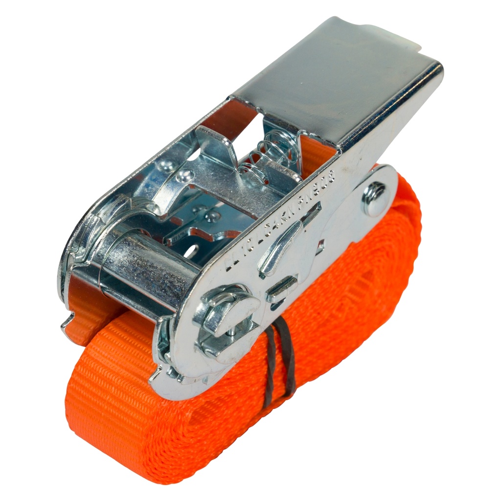 konvox sangle d'arrimage 25mm cliquet 906 3m lc400/800 orange