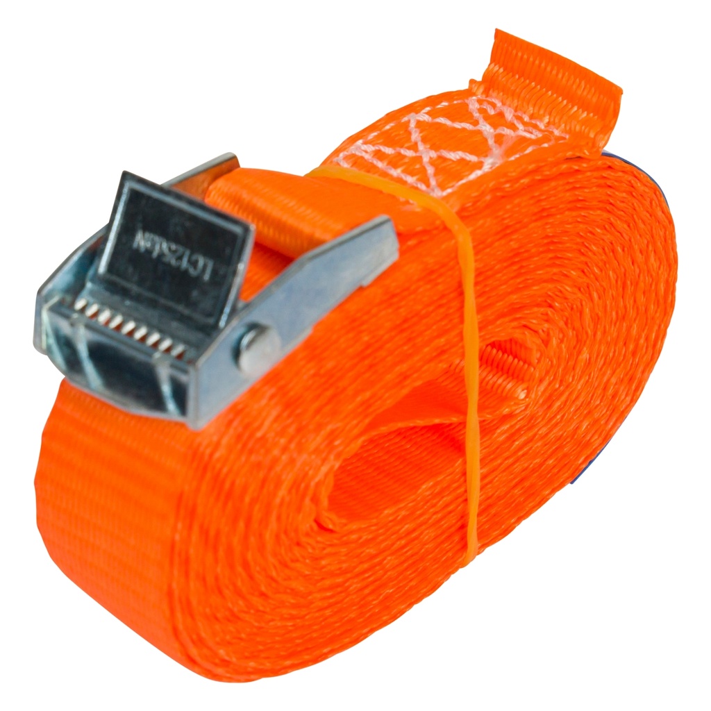 konvox sangle d'arrimage 25mm boucle de serrage 804 4m lc 125/250 orange