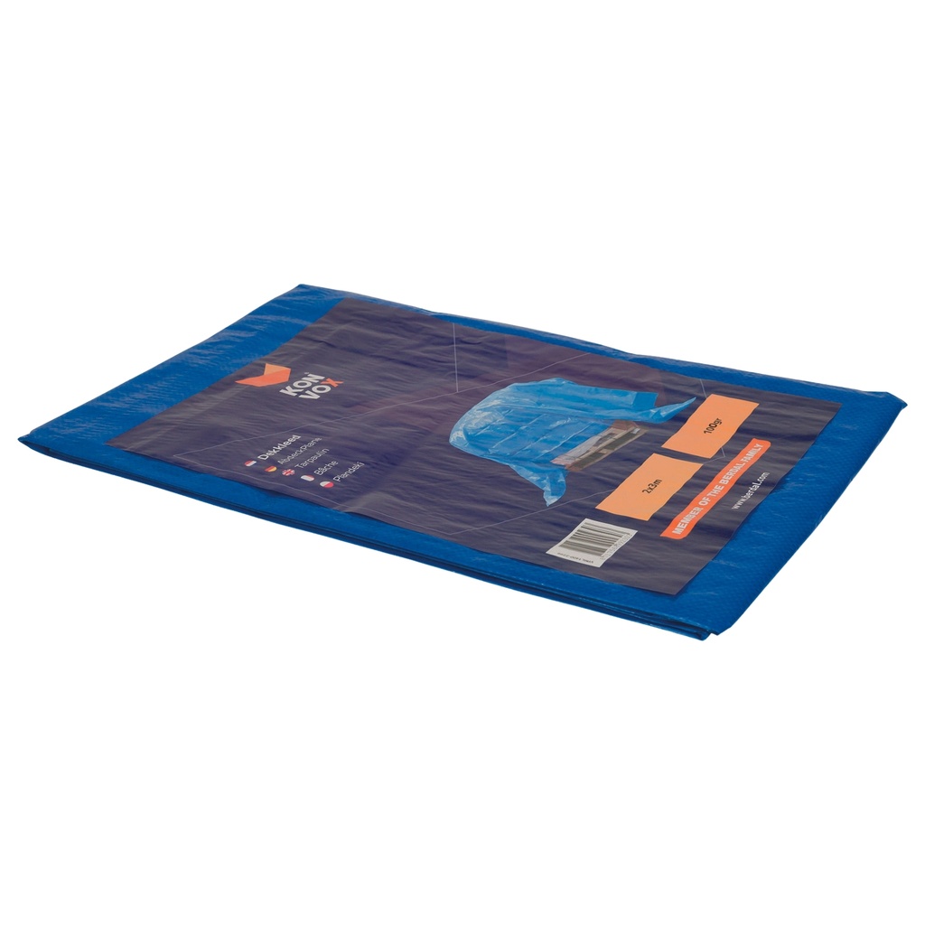 konvox bâche 100gr (bl.of.ve) 2x3m