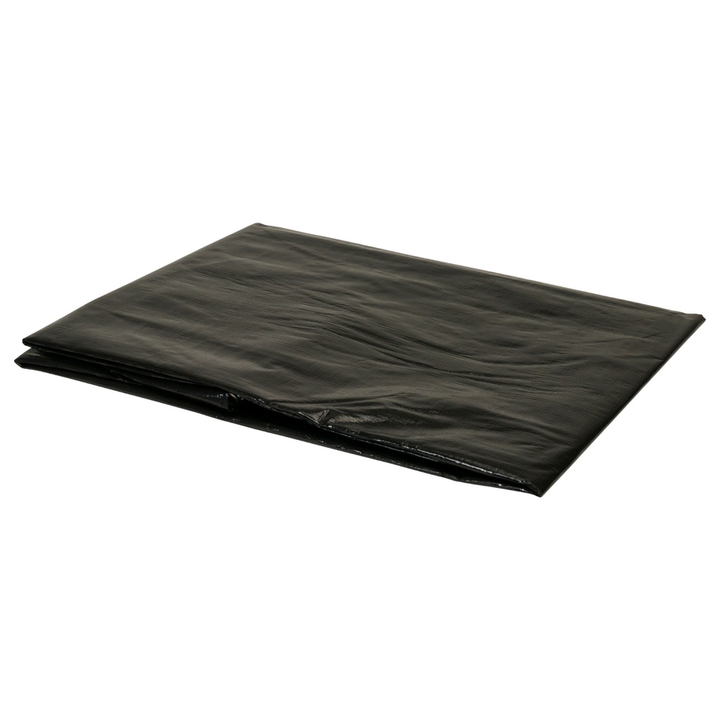 konvox bâche de chantier 150gr noir 1,76x3,41m