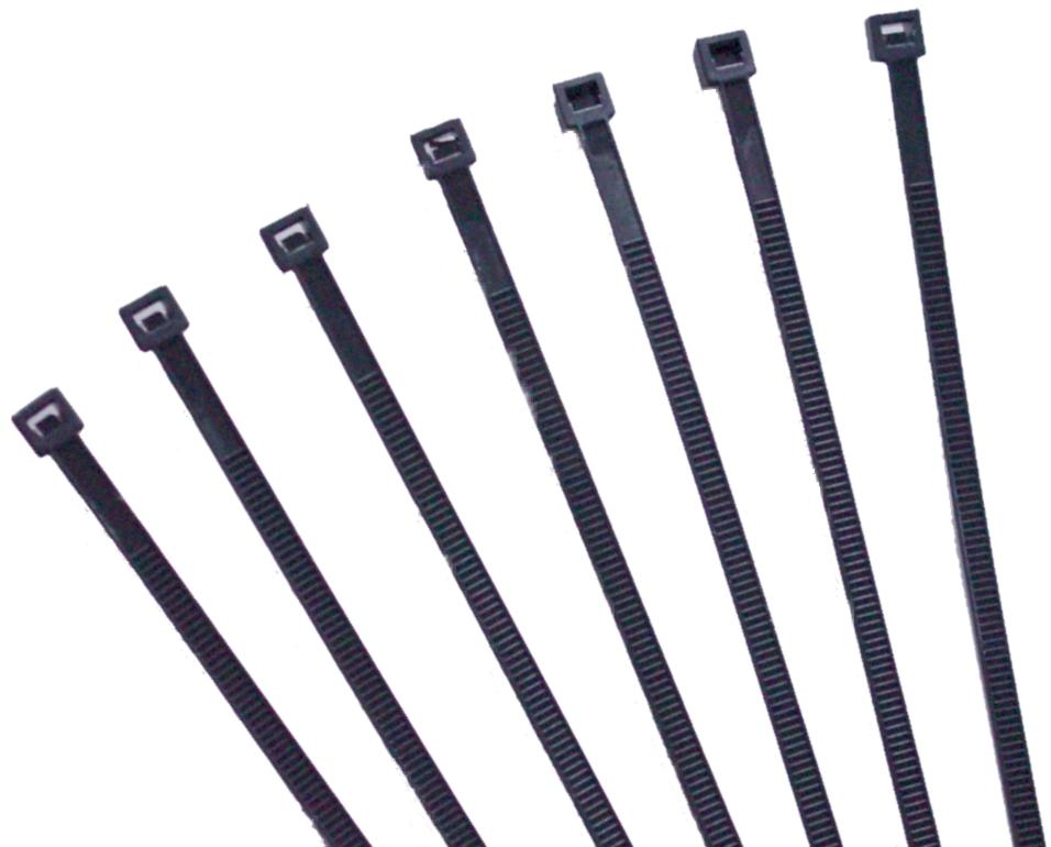 collier de cable 140x3.5 noir (100p)