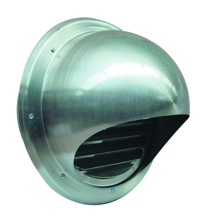 renson 638 grille d'aération ronde dia 125 inox