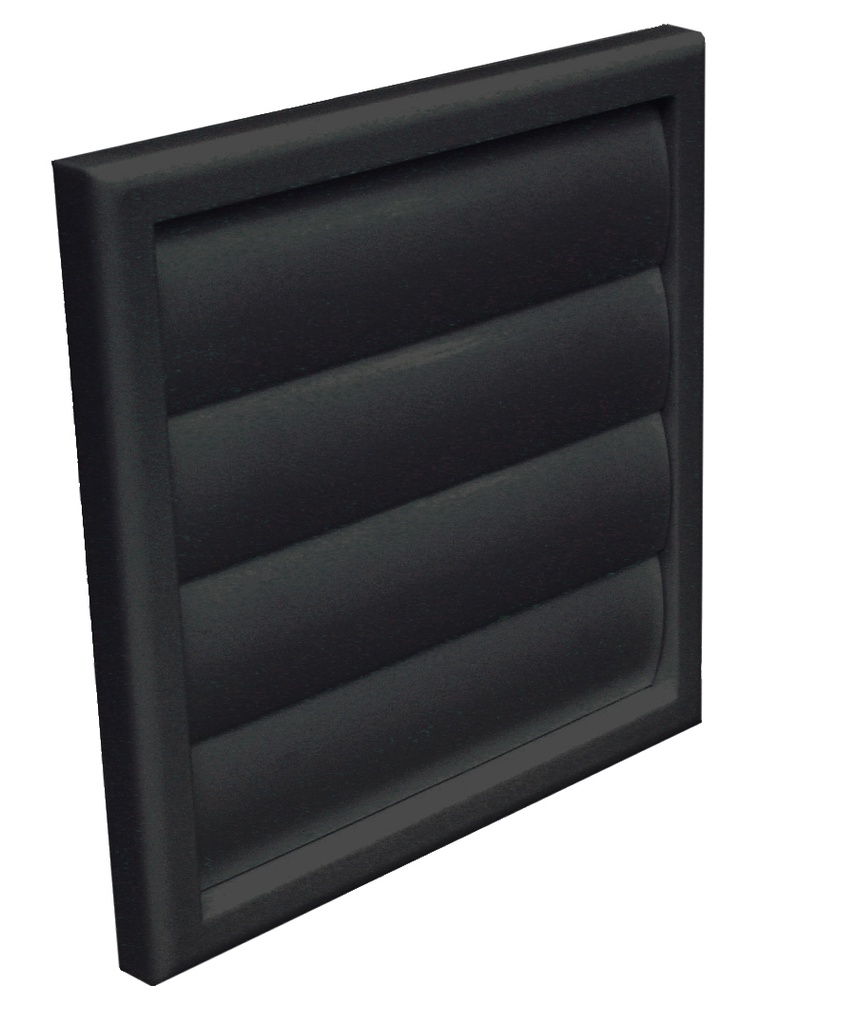 renson 733 pvc grille de hotte 154x154 brun
