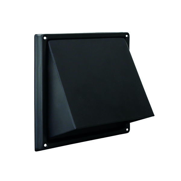 renson 641 grille de hotte a encastrer inox ø150 noir