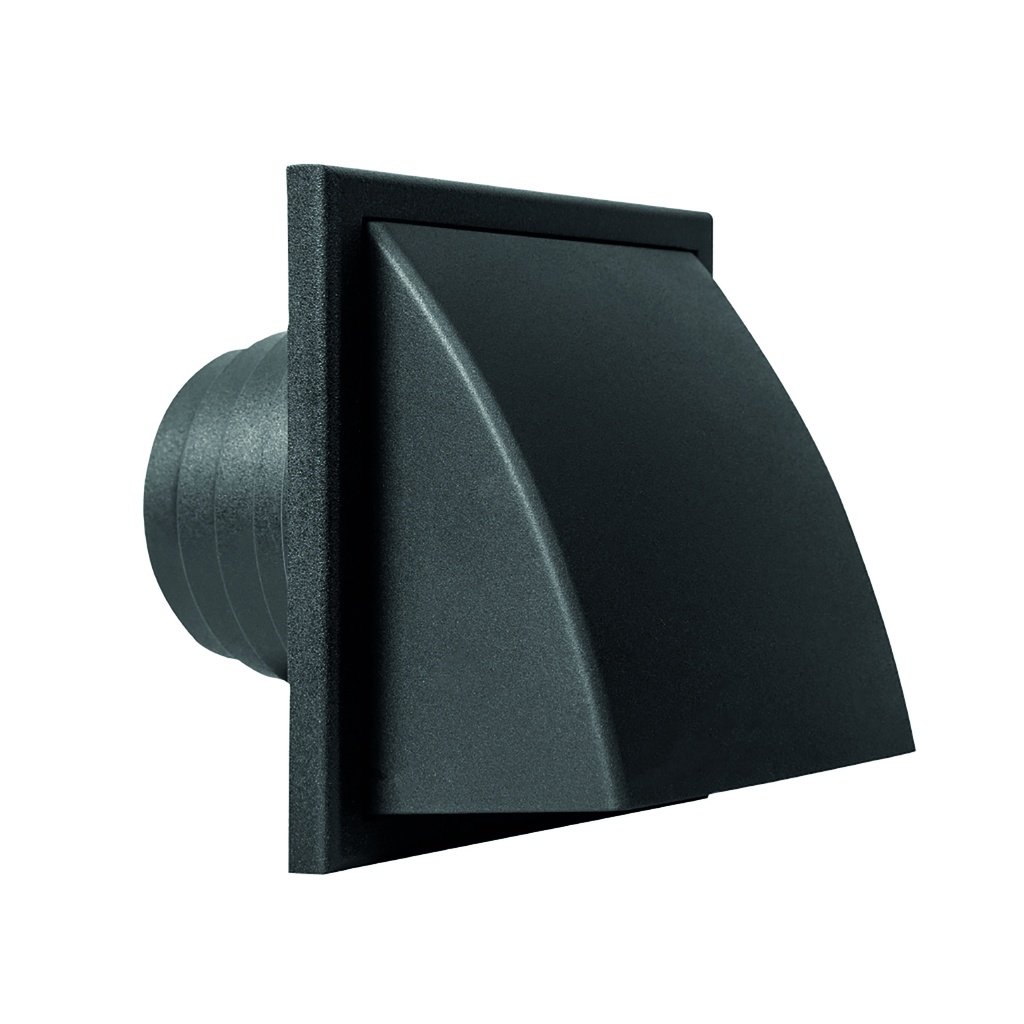 renson 741 pvc grille de hotte à clapet 150x150 STR 9005