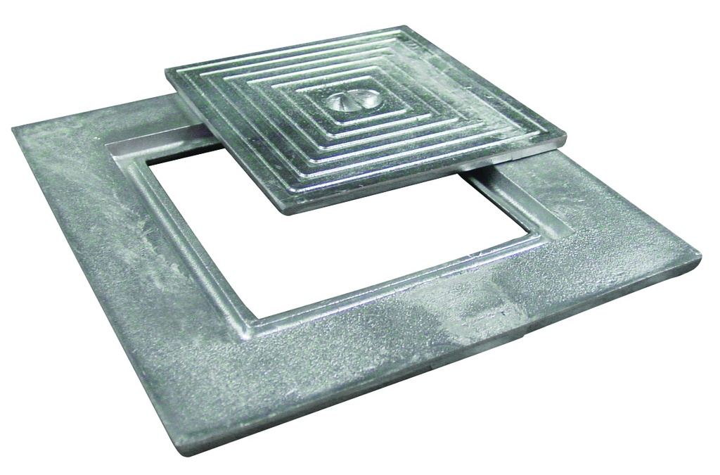 châssis de visite alu simple 50x50