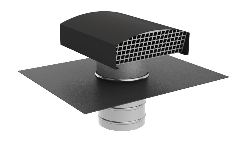 Ubvent anthracite 125mm