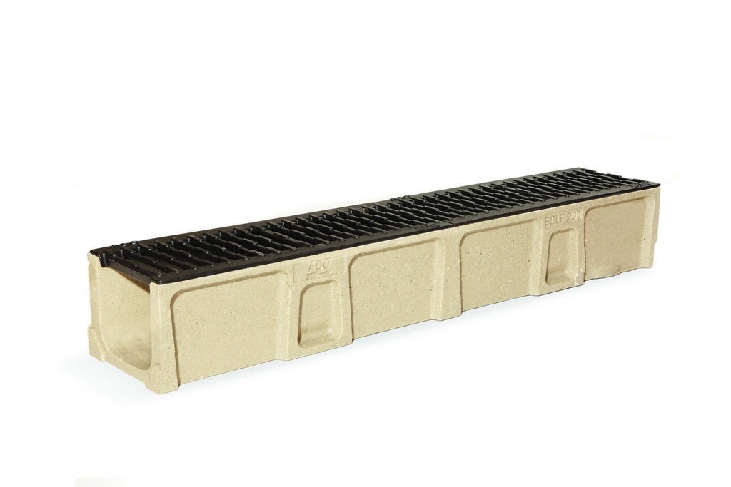 aco large 200 1m + grille fonte