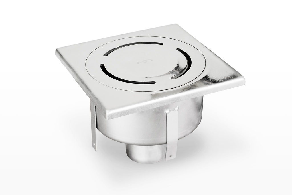 aco Eko Home Diamant siphon de cour inox 10x10