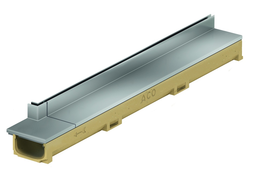 aco euroline 60 discret 40 inox 1m (1pc) angle intérieur