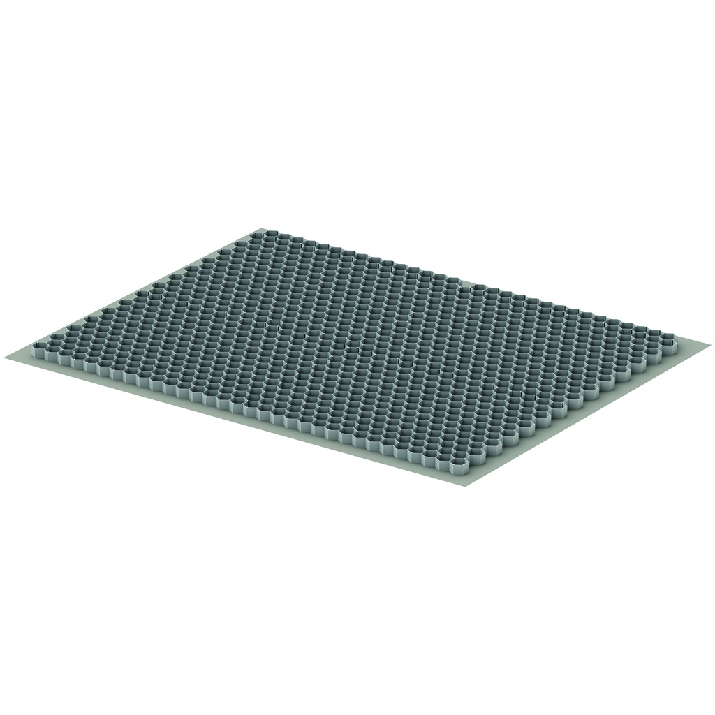 aco gravel grid dalle stabilisatrice de gravier PP, eco L, gris