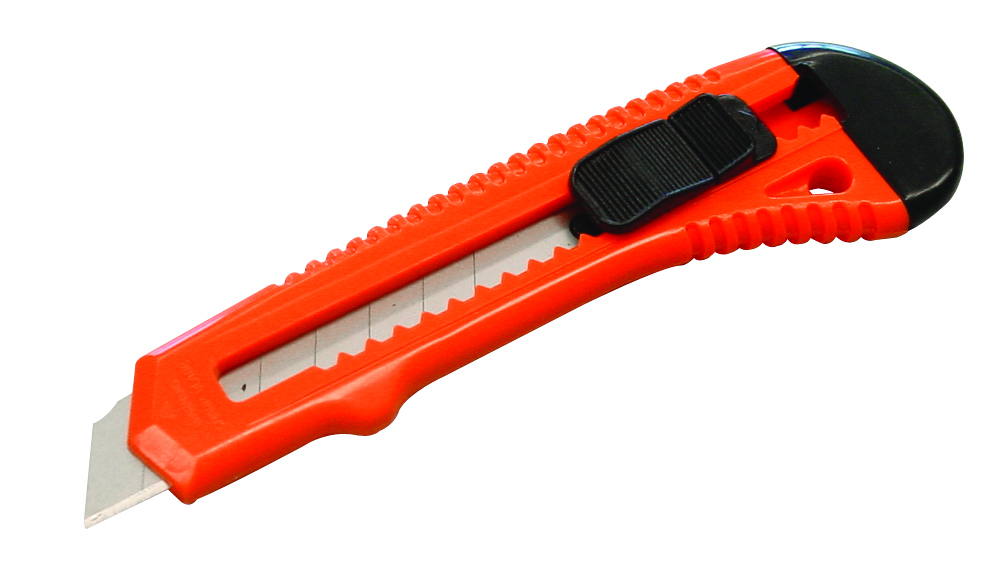 couteau cutter grand rouge 18mm