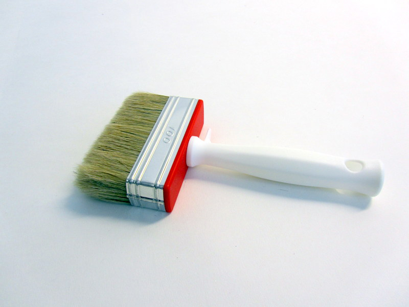 brosse latex blond 3x10cm hobby