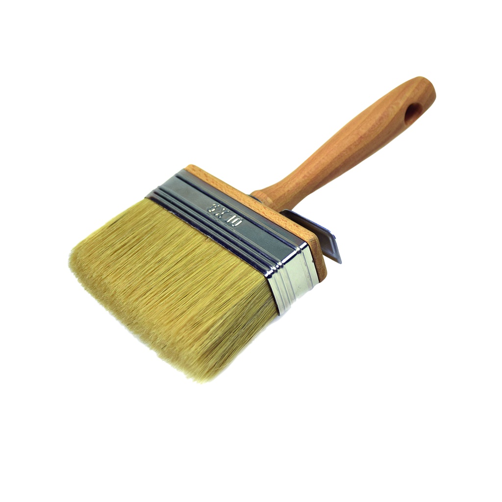 brosse latex blond 3x10cm hobby manche bois