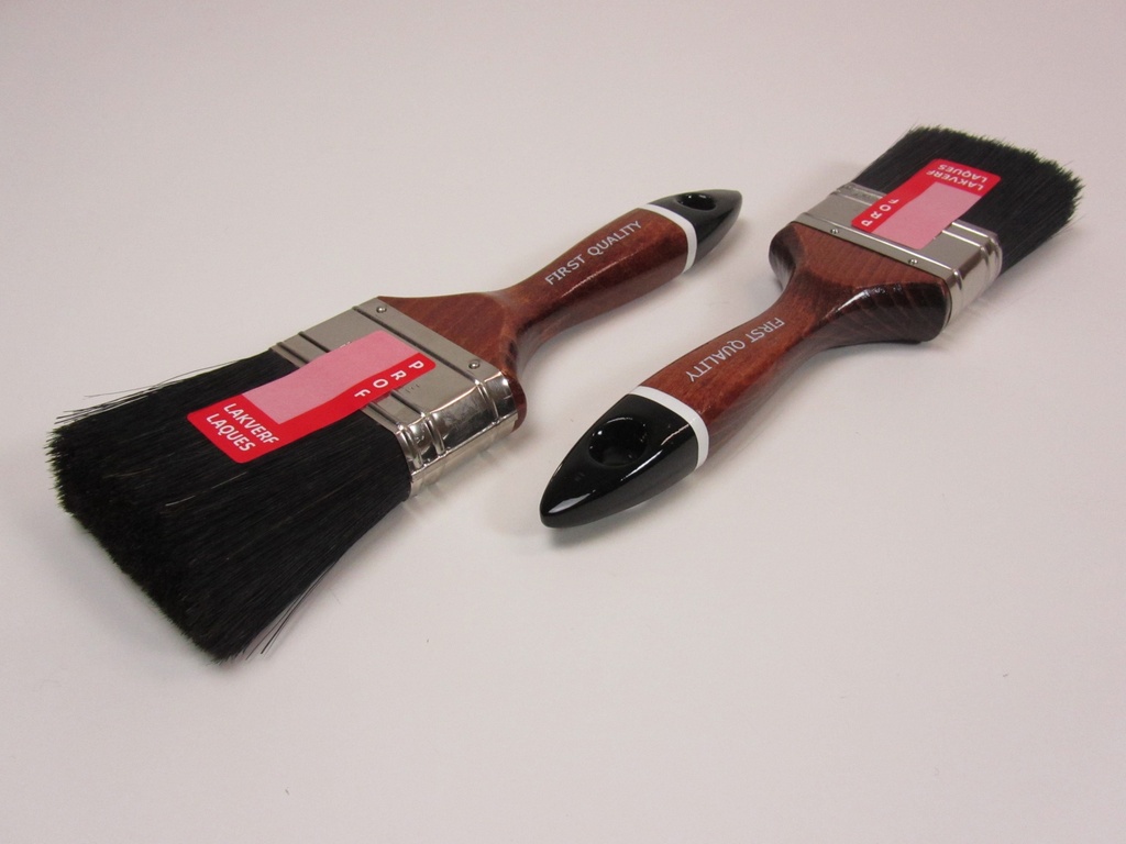 pinceau plat std+ noir 2,50 prof plus