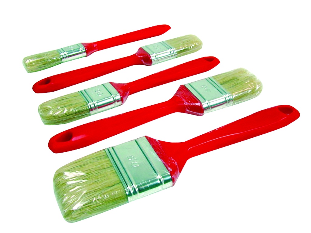 jeu de 5 pinceaux plats nr 650