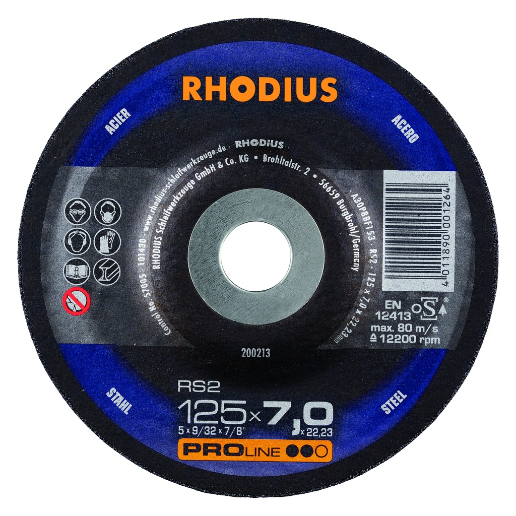 Disque à meuler RS2 125x7
