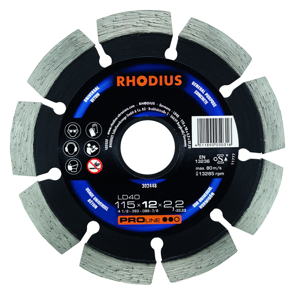 disque diamanté béton LD40 115x10