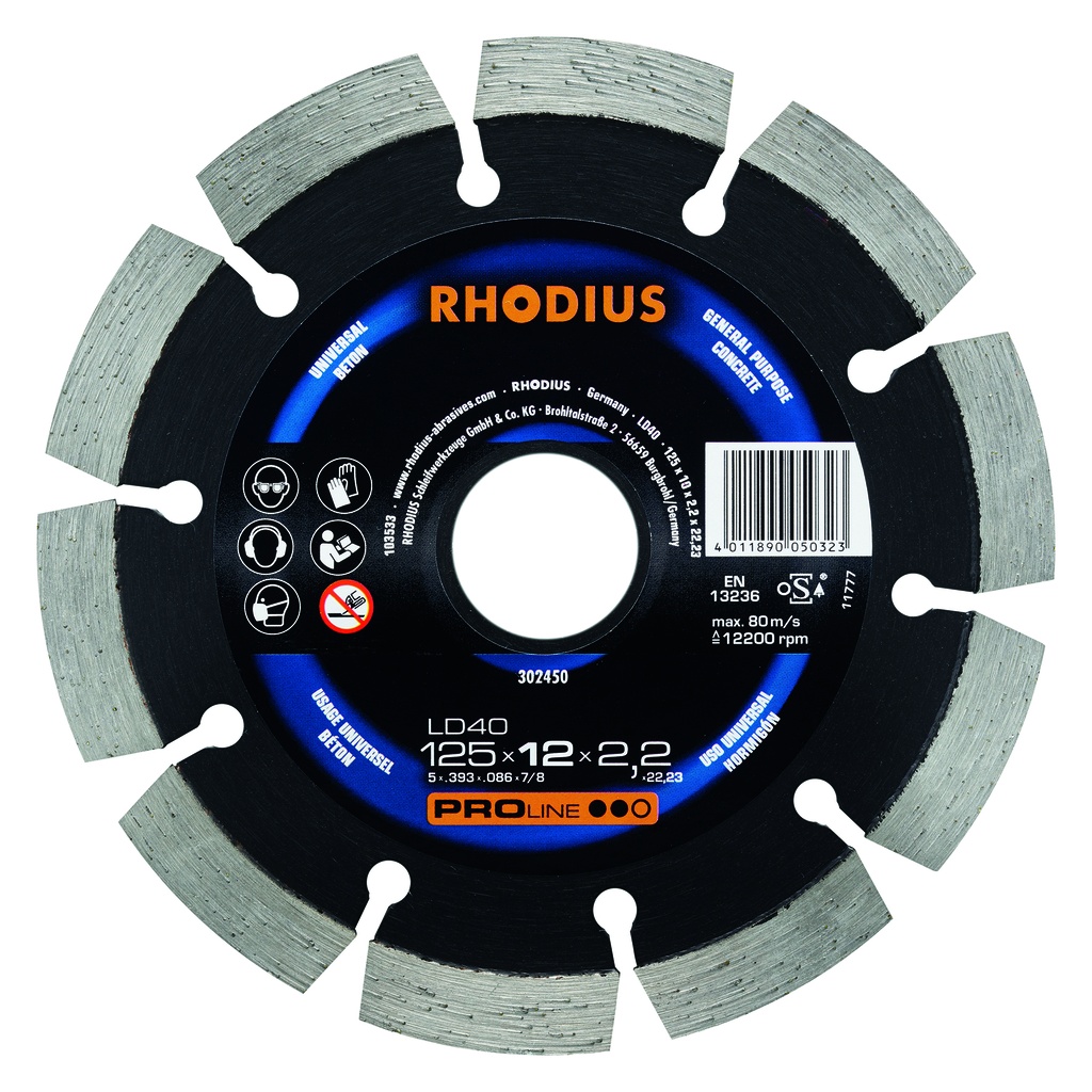disque diamanté béton LD40 125x10