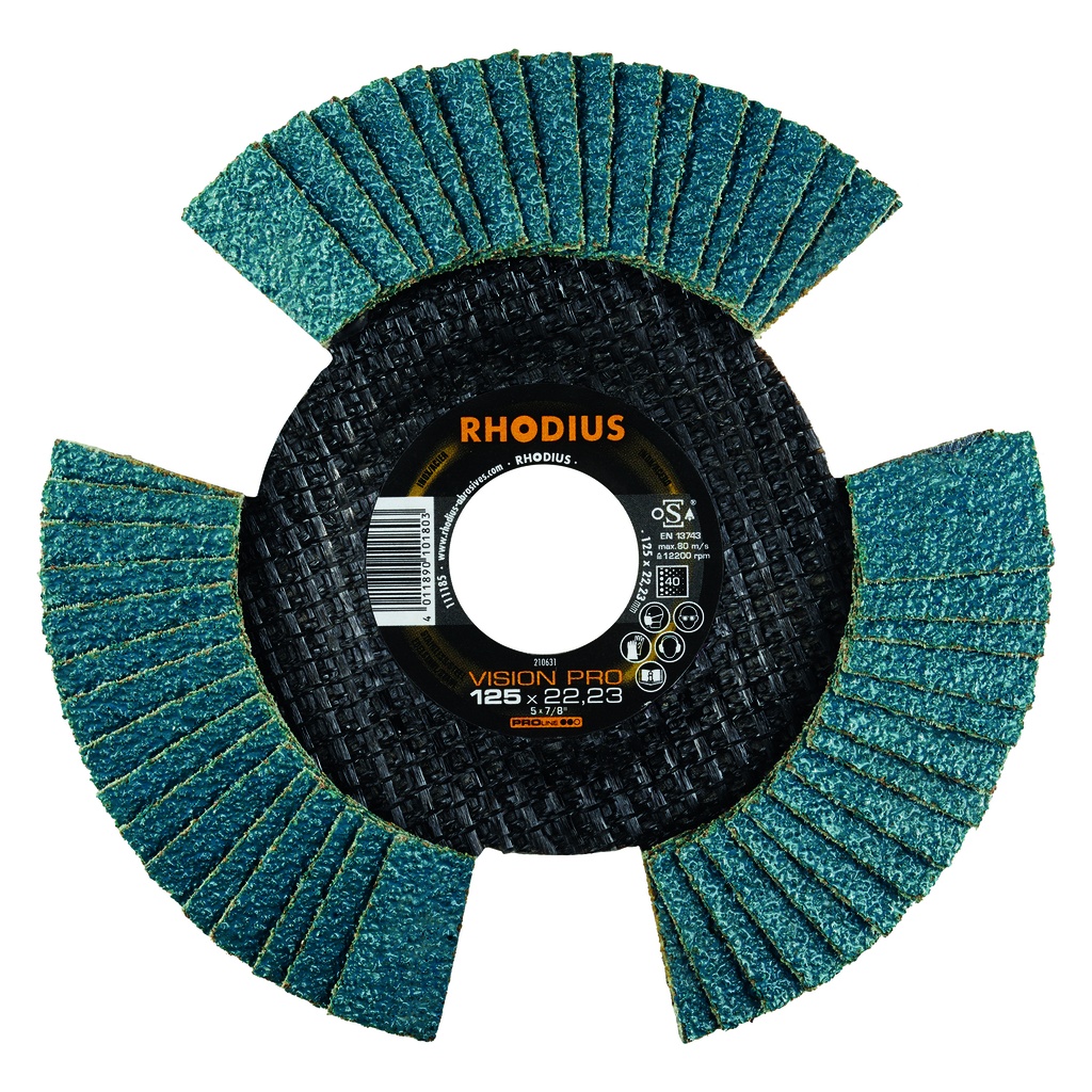 disque à lamelles lin métal Vision Pro 125 granule 80