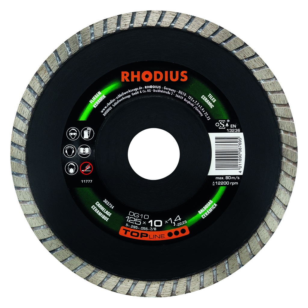 disque diamanté carrelage DG10 125x7.5