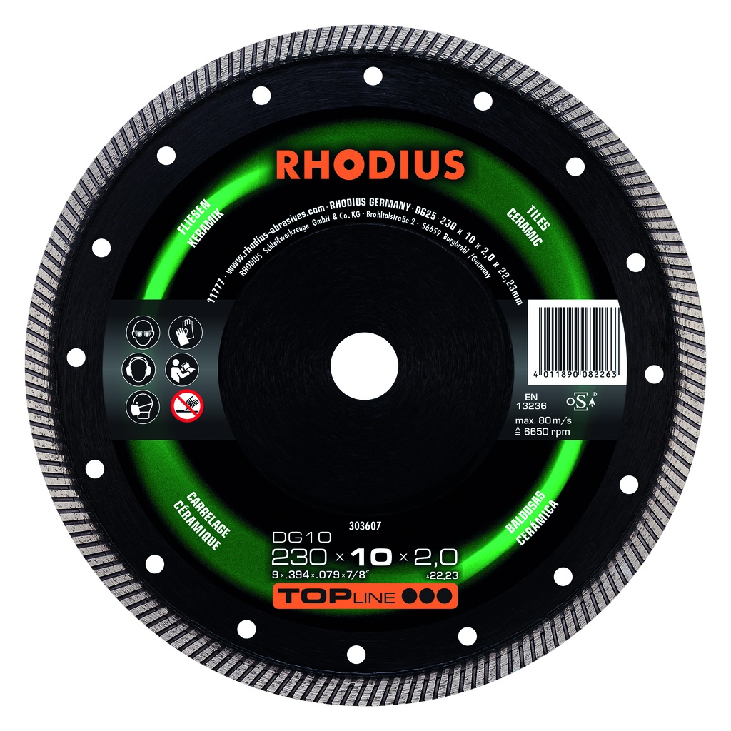disque diamanté carrelage DG10 230x7,5